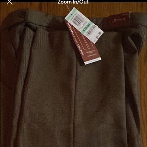 JM Collection Khaki Cropped Pants